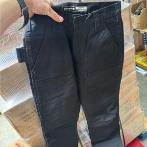 Carhartt Black Tapered Work Pants